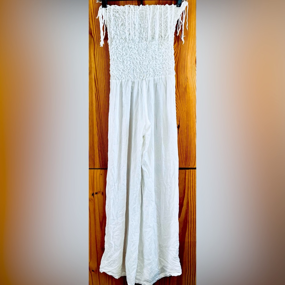 Egyptian Cotton Jumpsuit/ or Fold Down / fit Small to Medium